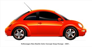 2001 NewBeetle Color Concept Snap Orange